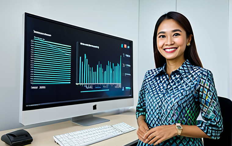 B2B 콘텐츠 마케팅의 차별화 전략 - **
"A Malaysian businesswoman in a modern batik blouse and modest skirt, smiling confidently while ...