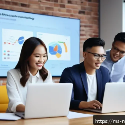 Home 30 콘텐츠 마케팅 및 PR의 연계 전략 - A professional Malaysian digital marketing team in a modern office brainstorming content marketing a...